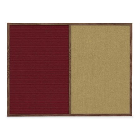 United Visual Products Slim Style Indoor Enclosed Corkboard, 48 UVRDS48SBH-BLACK-BLACK